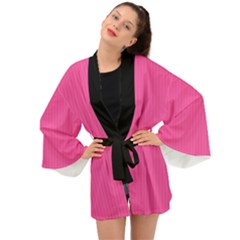 Brilliant Rose - Long Sleeve Kimono by FashionLane