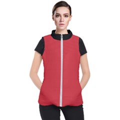 Flame Scarlet - Women s Puffer Vest by FashionLane