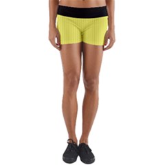 Laser Lemon - Yoga Shorts by FashionLane