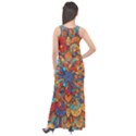 Mandala Pattern 5 Sleeveless Velour Maxi Dress View2