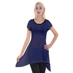 Astral Aura - Short Sleeve Side Drop Tunic by FashionLane