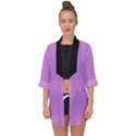 Bright Lilac - Open Front Chiffon Kimono View1