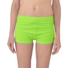 Chartreuse Green - Reversible Boyleg Bikini Bottoms by FashionLane