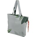 Banana Pattern Plant Drawstring Tote Bag View1