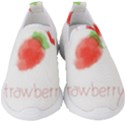 Strawbery Fruit Watercolor Painted Kids  Slip On Sneakers View1