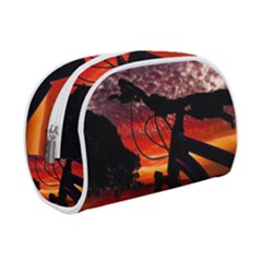 Mountain Bike Parked At Waterfront Park003 Makeup Case (small) by dflcprintsclothing