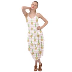 Heart Pineapple Layered Bottom Dress by designsbymallika