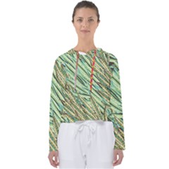 Green Leaves Women s Slouchy Sweat by goljakoff