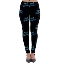 Just Beauty Words Motif Print Pattern Lightweight Velour Leggings by dflcprintsclothing