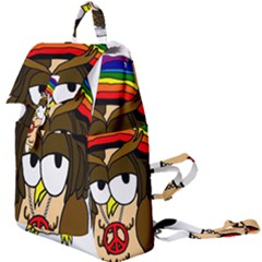  Rainbow Stoner Owl Buckle Everyday Backpack by IIPhotographyAndDesigns