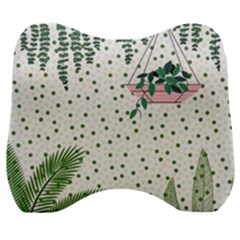 Plants Flowers Nature Blossom Velour Head Support Cushion by Mariart