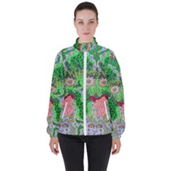 Supersonicfrog Women s High Neck Windbreaker by chellerayartisans