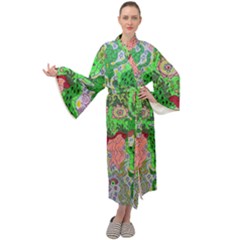 Supersonicfrog Maxi Velour Kimono by chellerayartisans