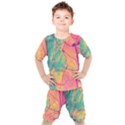 Alcohol ink Kids  Tee and Shorts Set View1