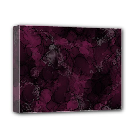Purple Alcohol Ink Deluxe Canvas 14  X 11  (stretched) by Dazzleway