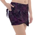 Purple alcohol ink Tennis Skorts View3