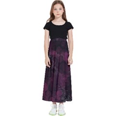 Purple Alcohol Ink Kids  Skirt by Dazzleway