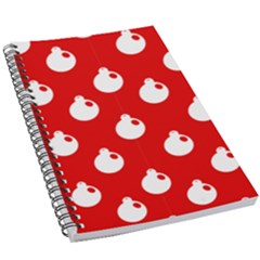 Christmas 007 Large 5 5  X 8 5  Notebook by MooMoosMumma