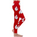 Christmas 007 Large Kids  Lightweight Velour Leggings View3