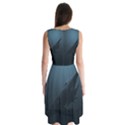 Blue whale family Sleeveless Chiffon Dress   View2