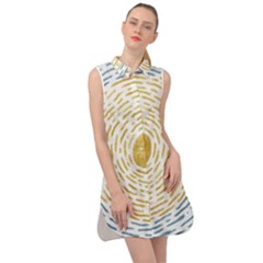 Sunshine Sleeveless Shirt Dress by goljakoff