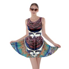 Grateful-dead-ahead-of-their-time Skater Dress by Sapixe