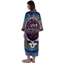 Grateful-dead-ahead-of-their-time Maxi Satin Kimono View2