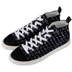 Alchemical Symbols - Collected Inverted Men s Mid-top Canvas Sneakers by WetdryvacsLair