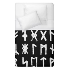 The Anglo Saxon Futhorc Collected Inverted Duvet Cover (single Size) by WetdryvacsLair