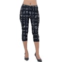 Hobo Signs Collected Inverted Lightweight Velour Capri Leggings  View1