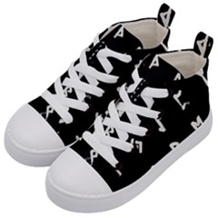 Elder Futhark Rune Set Collected Inverted Kids  Mid-top Canvas Sneakers by WetdryvacsLair