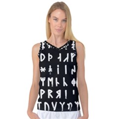 Complete Dalecarlian Rune Set Inverted Women s Basketball Tank Top by WetdryvacsLair