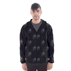 Arfican Head Sculpture Motif Print Pattern Men s Hooded Windbreaker by dflcprintsclothing