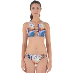 Paysage D hiver Perfectly Cut Out Bikini Set by sfbijiart