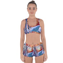 Paysage D hiver Racerback Boyleg Bikini Set by sfbijiart