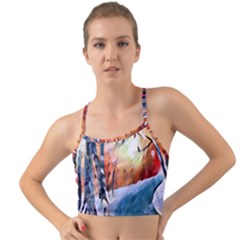 Paysage D hiver Mini Tank Bikini Top by sfbijiart