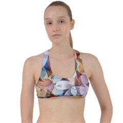 Multifleurs Criss Cross Racerback Sports Bra by sfbijiart