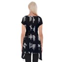 Ogham Rune Set Complete Inverted Short Sleeve Side Drop Tunic View2