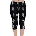 Ogham Rune Set Complete Inverted Velvet Capri Leggings  View1