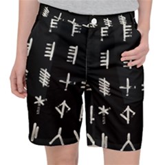 Ogham Rune Set Complete Inverted Pocket Shorts by WetdryvacsLair