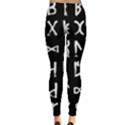 Macromannic Runes Collected Inverted Leggings  View2