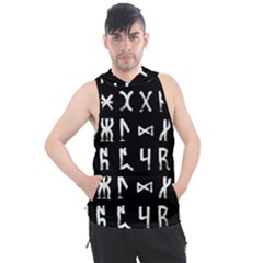 Macromannic Runes Collected Inverted Men s Sleeveless Hoodie by WetdryvacsLair