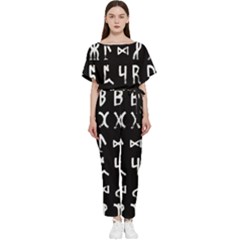 Macromannic Runes Collected Inverted Batwing Lightweight Jumpsuit by WetdryvacsLair