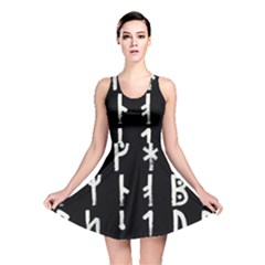 Medieval Runes Collected Inverted Complete Reversible Skater Dress by WetdryvacsLair