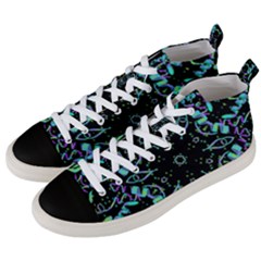 Kolodo Blue Cheer Men s Mid-top Canvas Sneakers by Sparkle