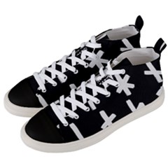 Younger Futhark Rune Set Collected Inverted Men s Mid-top Canvas Sneakers by WetdryvacsLair