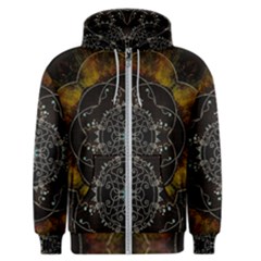 Mandala - 0005 - The Pressing Men s Zipper Hoodie by WetdryvacsLair