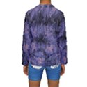 Purple and yellow abstract Kids  Long Sleeve Swimwear View2