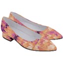 Yellow and pink abstract Women s Block Heels  View3