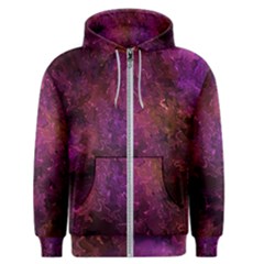 Red Melty Abstract Men s Zipper Hoodie by Dazzleway